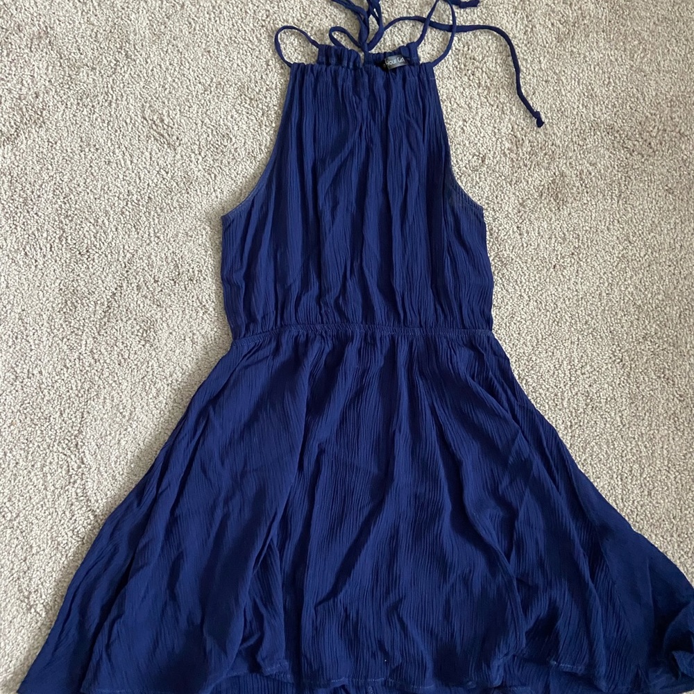 Navy mini dress